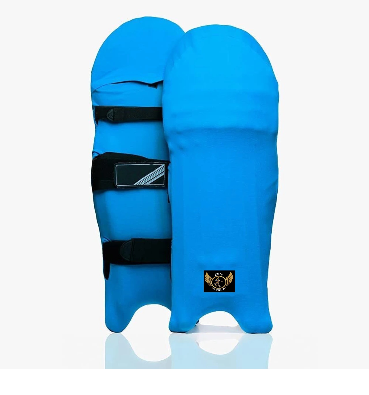 Blue cricket batting pads cover