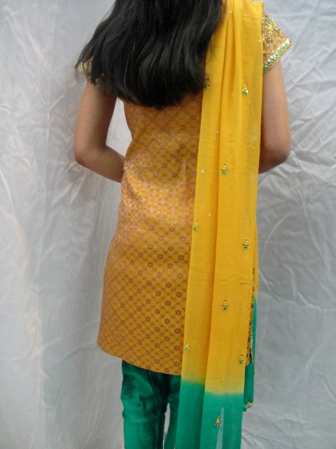 brocade churidar material