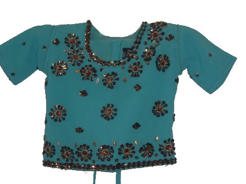 Gorgeous Blue Crepe Lehenga Choli For Teen & Little Girls, GIRLS DRESS ...