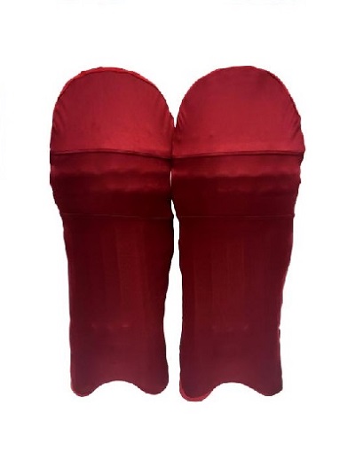 Red cricket batting pads cover