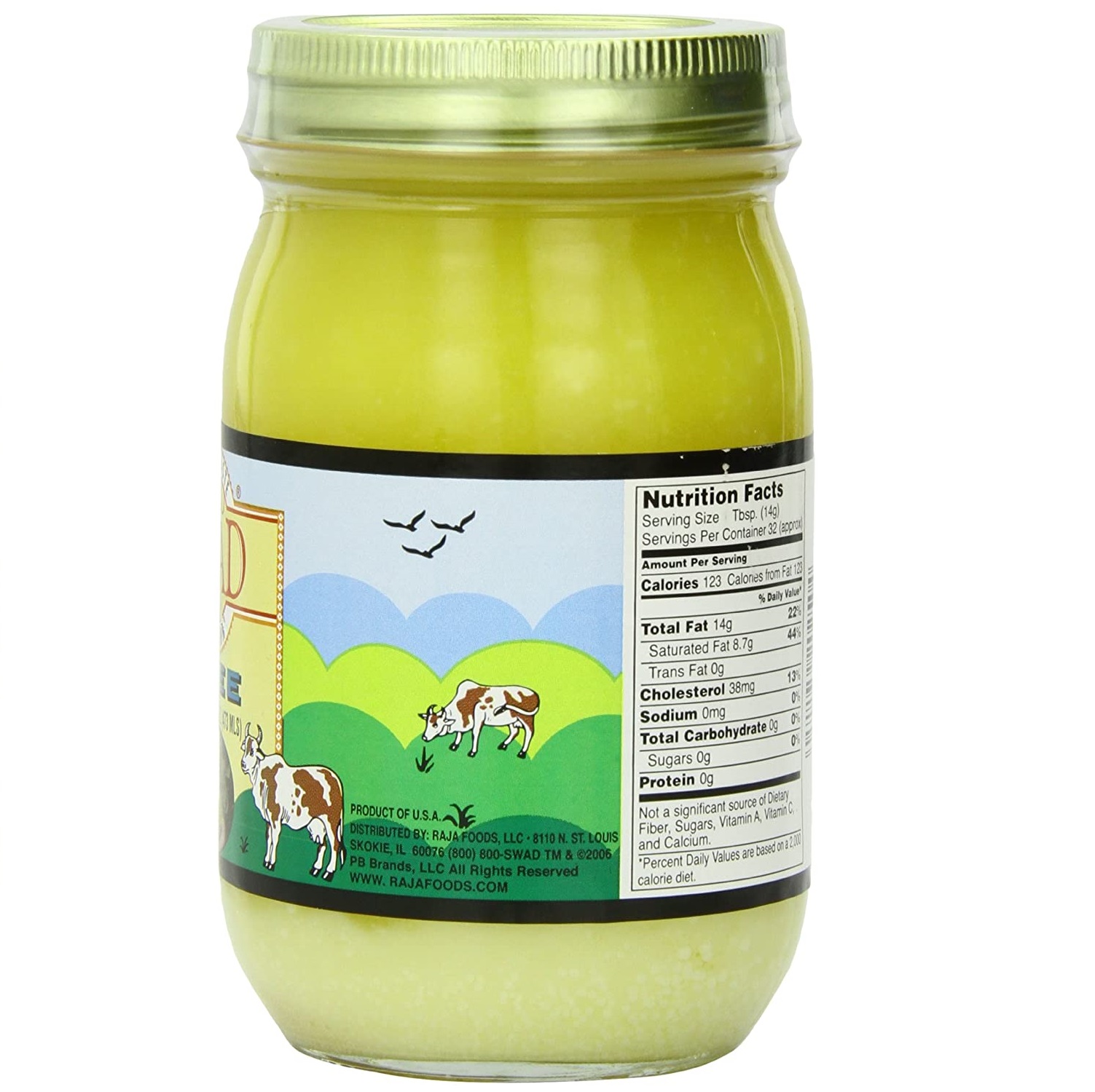 Swad Butter Ghee (Clarified Butter), 16.0 Ounce 43044 Buy Online