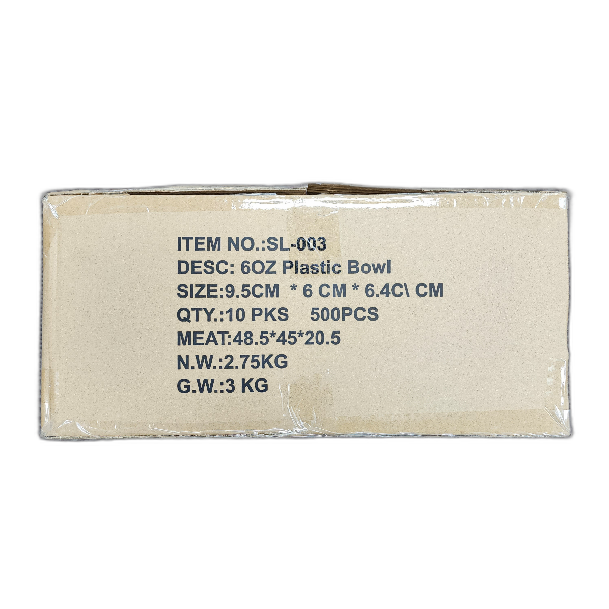 500 Pcs Plastic Disposable Bowl/Katori 6Oz For Dal / Subji / Dessert