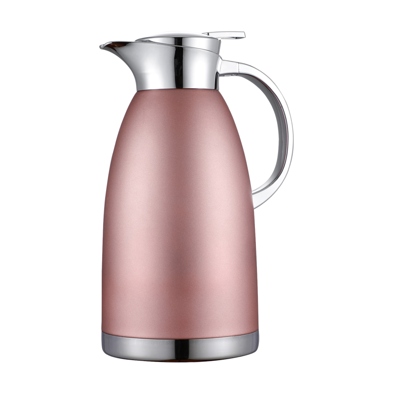 SOGA 0.61 Gallon Rose Stainless Steel 3-Layer Insulated Vacuum Flask