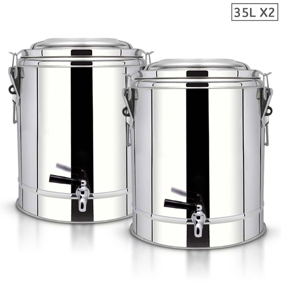 SOGA 2X 9.25 gallons Insulated Dispenser Pot