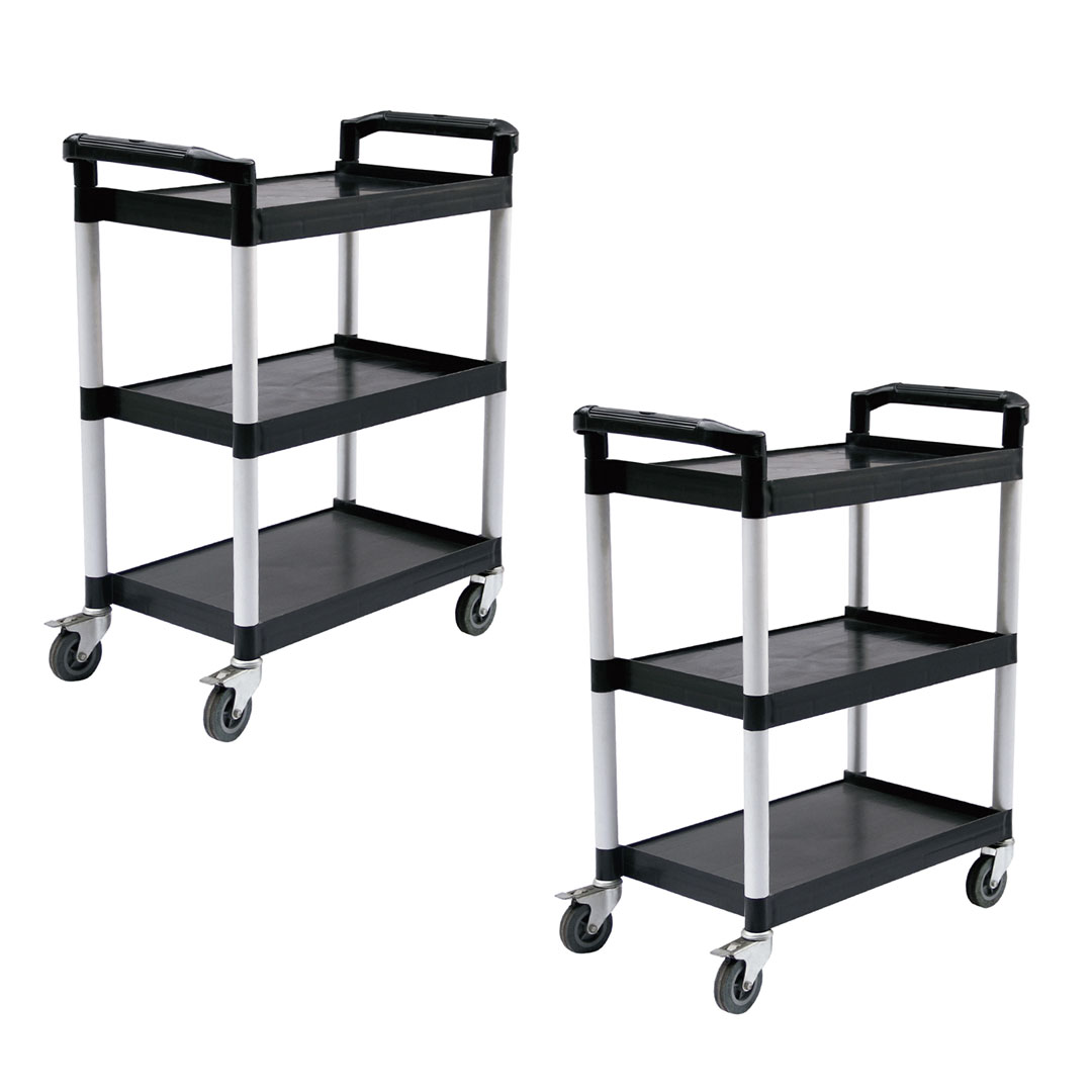 SOGA 2X 3 Tier Kitchen Trolley Big