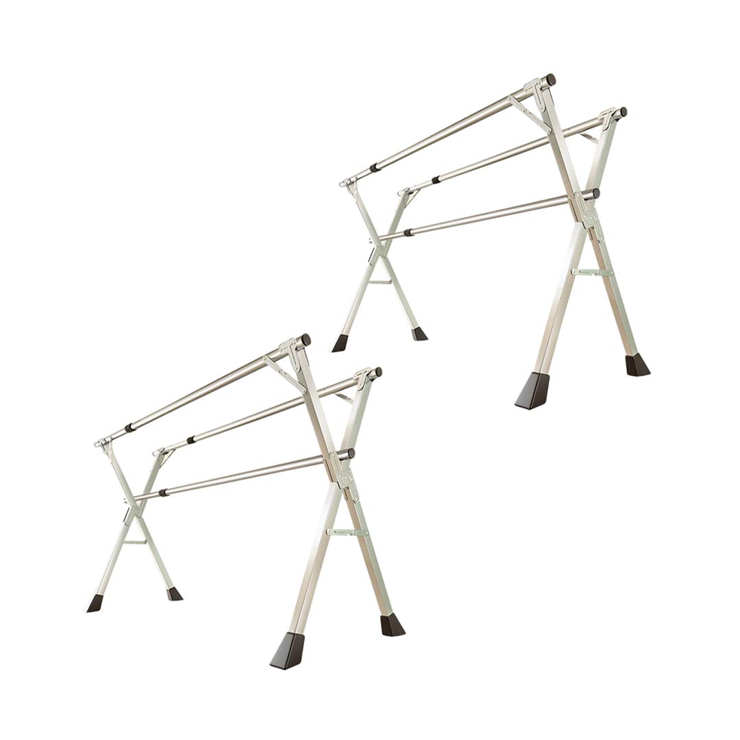 SOGA 2X 2.0m Portable Standing Clothes Drying Rack 