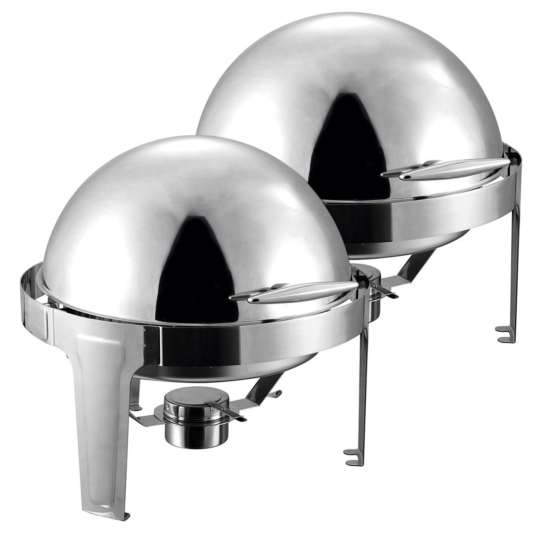 SOGA 2X 6L Chafing Dish with Roll Top