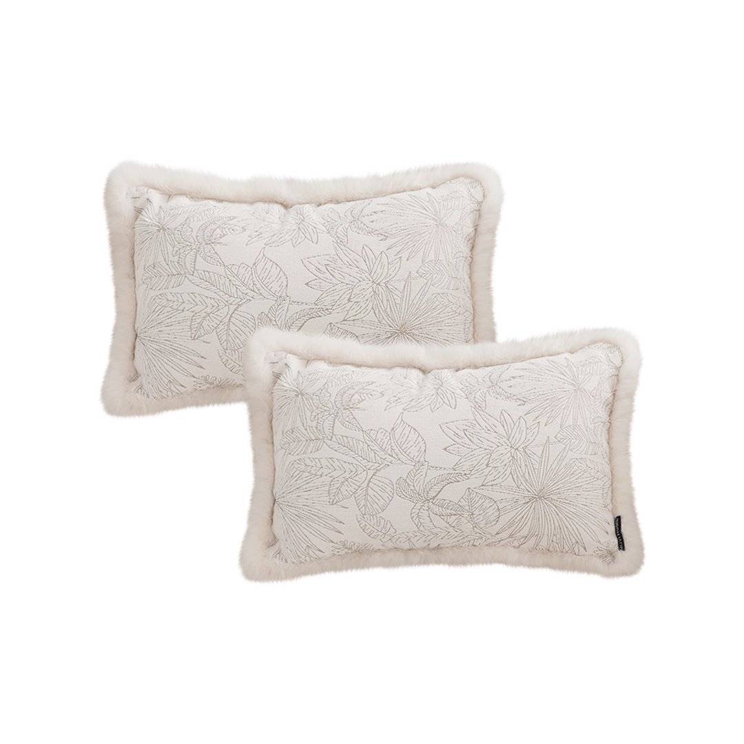 SOGA 2X 30cm Romantic French Mosley Jacquard Pillow French Jungle Throw Pi SOGA 2X 30cm Romantic French Mosley Jacquard Pillow French Jungle Throw Pi