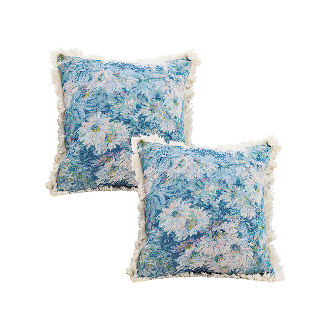 SOGA 2X 50cm Oil Painting Shabby Chic Throw Pillow