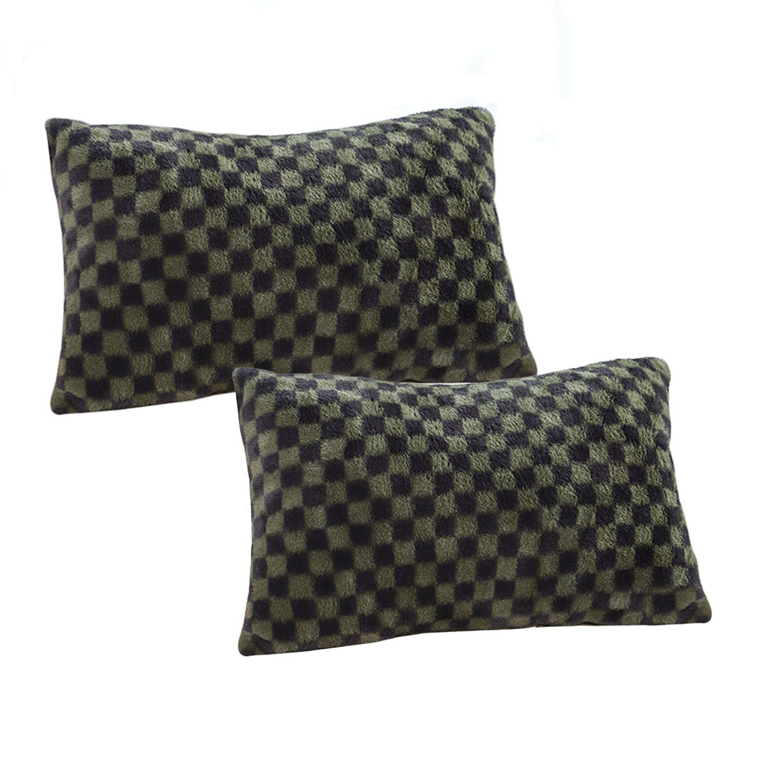 SOGA 2X 11.8 inches Urban Light Luxury Dark Green Throw Pillow
