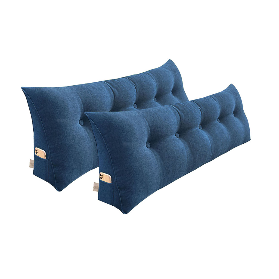 SOGA 2X 47.2 inches Blue Tatami Cushion