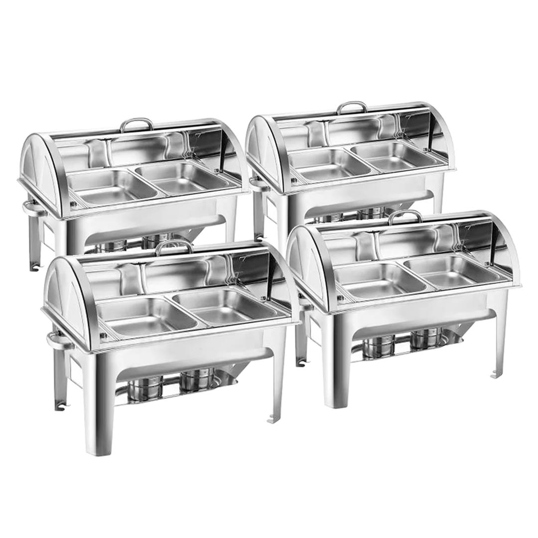 SOGA 4X 4.5L Chafing Dish Dual Tray Top