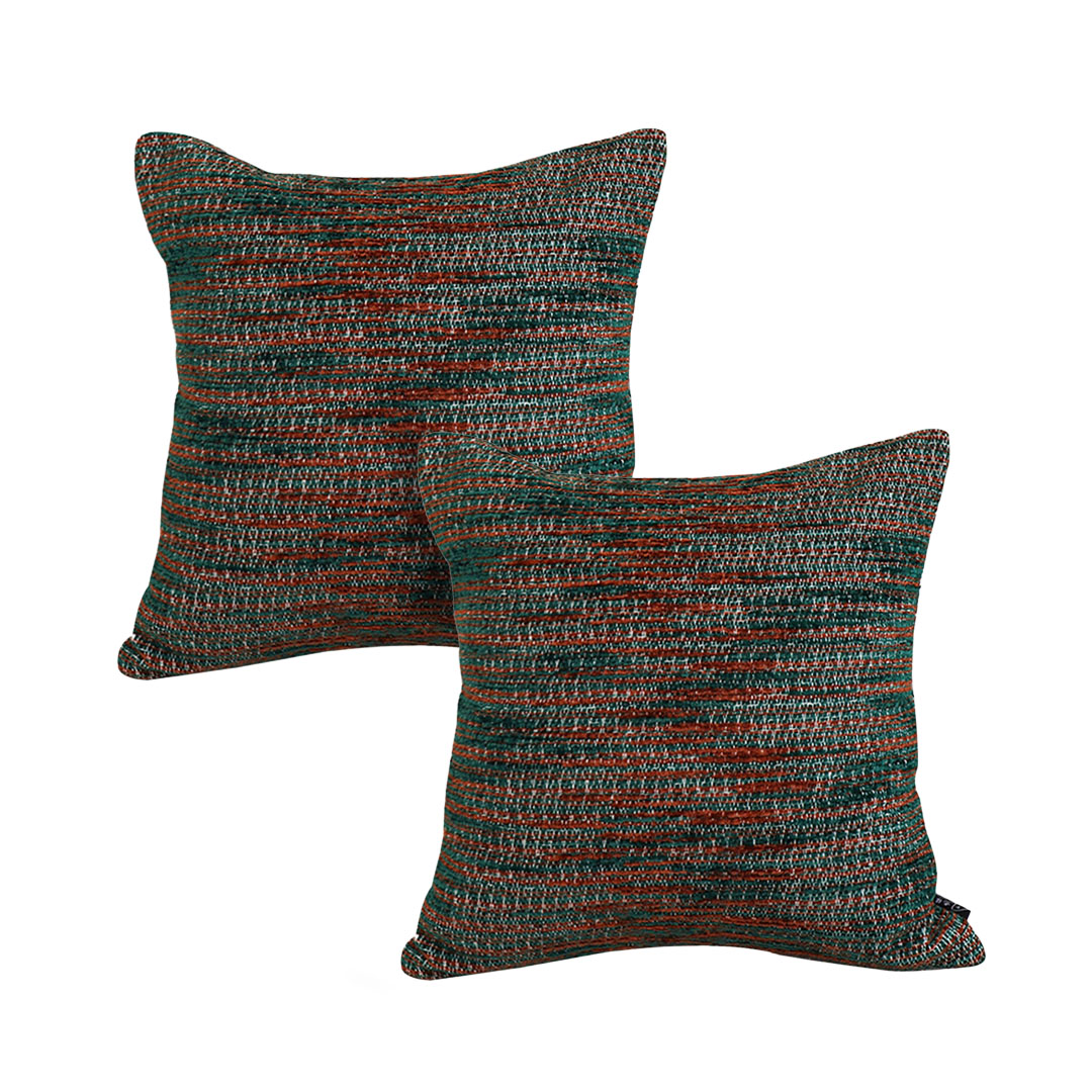 SOGA 2X 17.7 inches Textured Woven Pillowcases