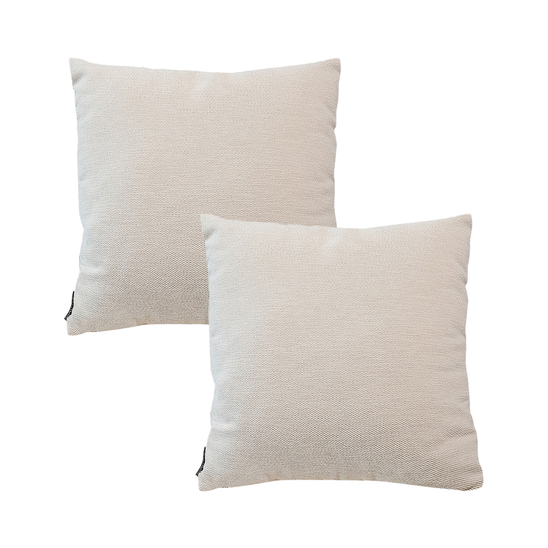 SOGA 2X 17.7 inches Luxe White Rectangular Lumbar Decorative Pillowcases 