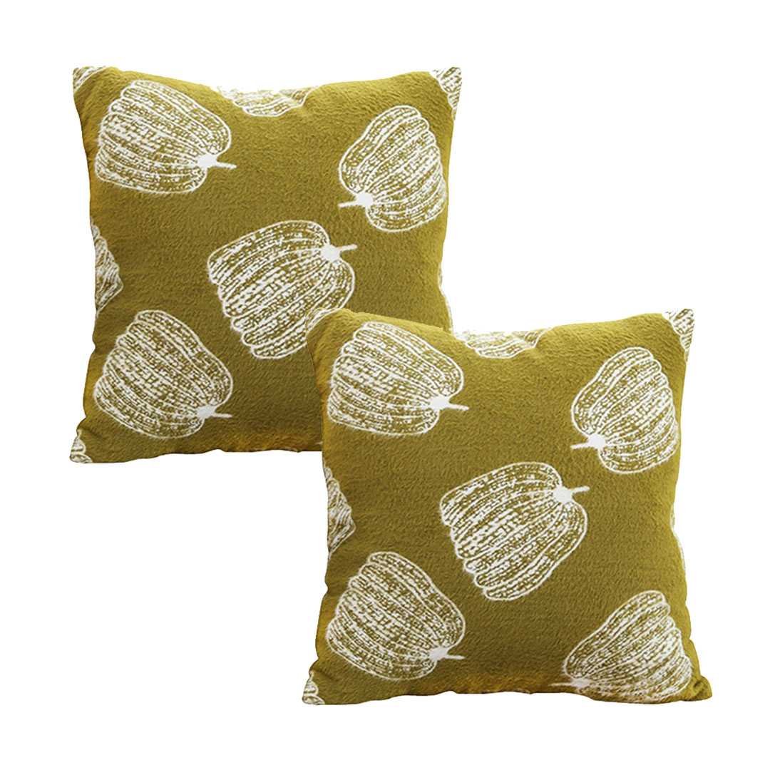SOGA 2X 17.7 inches Boho Textured Dot Pillowcases