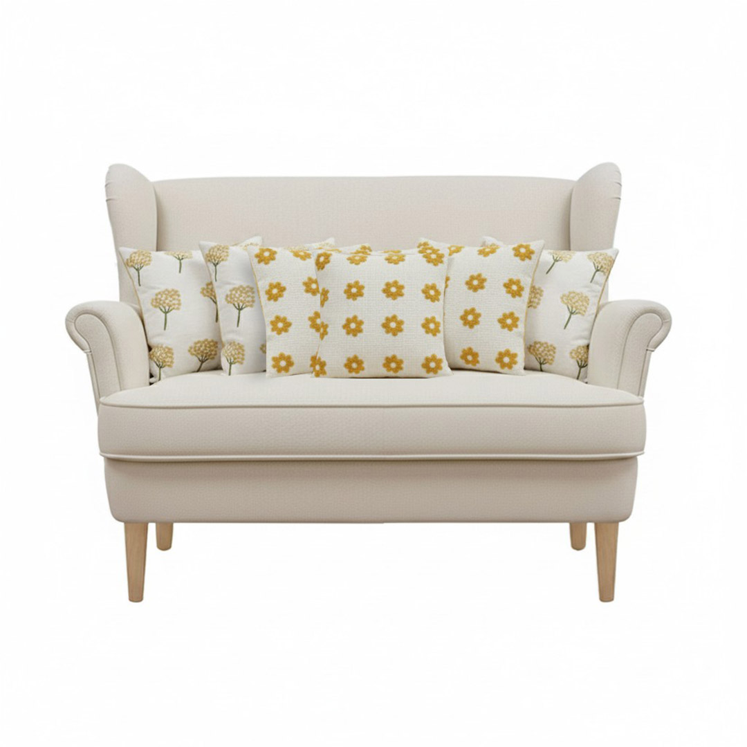 SOGA 5PC Sunny Dandelion & Retro Daisy Floral Pillow Cover Set – Sofa & bed