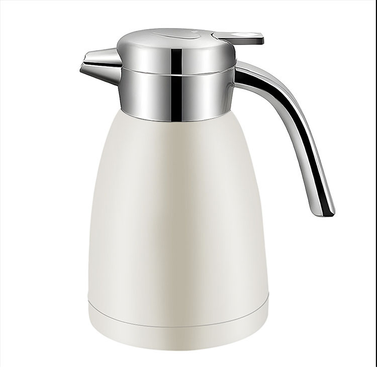 SOGA 0.58 Gallon White Stainless Steel Thermal Flask – Insulated jug