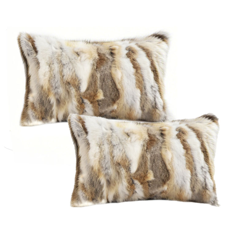 SOGA 2X 11.8x19.7 inches Faux Fur Luxury Pillowcases – Soft Decor Covers