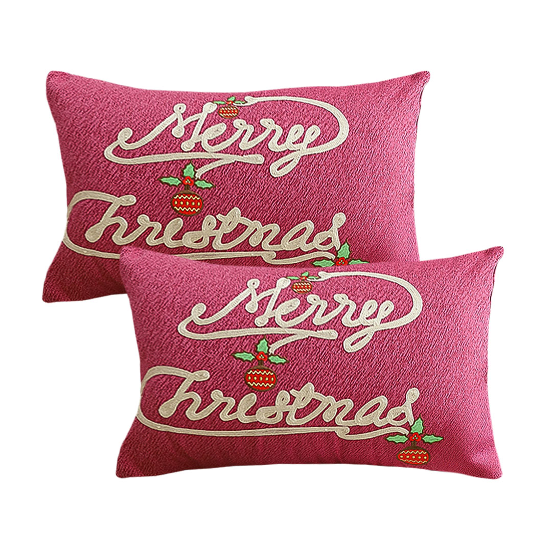SOGA 2X 15.7×23.6 inches Elegant Christmas Decorative Pillowcases