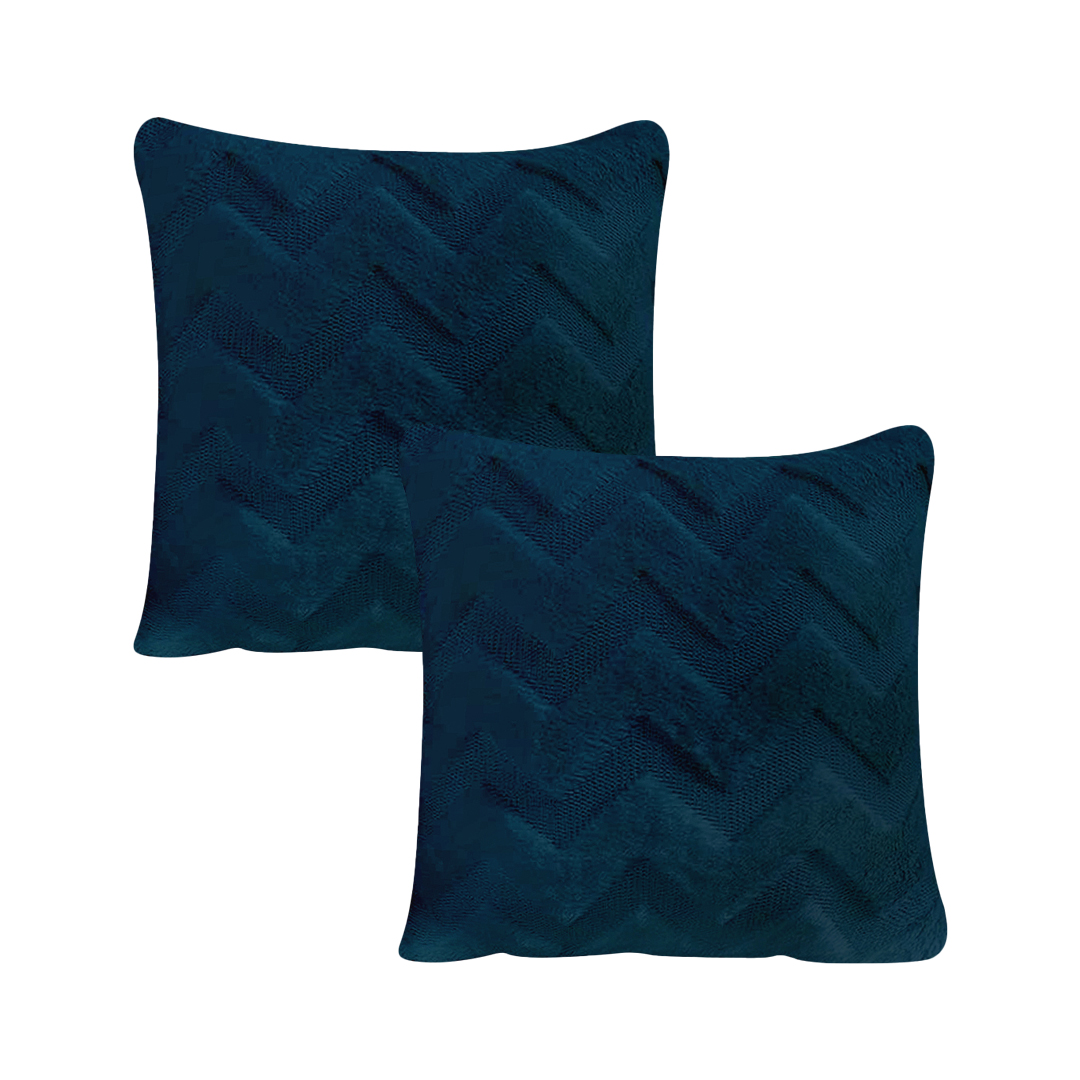 SOGA 2X 17.7in Chevron Luxe Decorative Pillowcases – Elegant Lumbar Covers