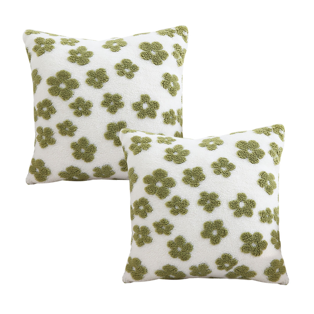 SOGA 2X 17.7 inches Garden Bloom Delight Decorative Pillowcases