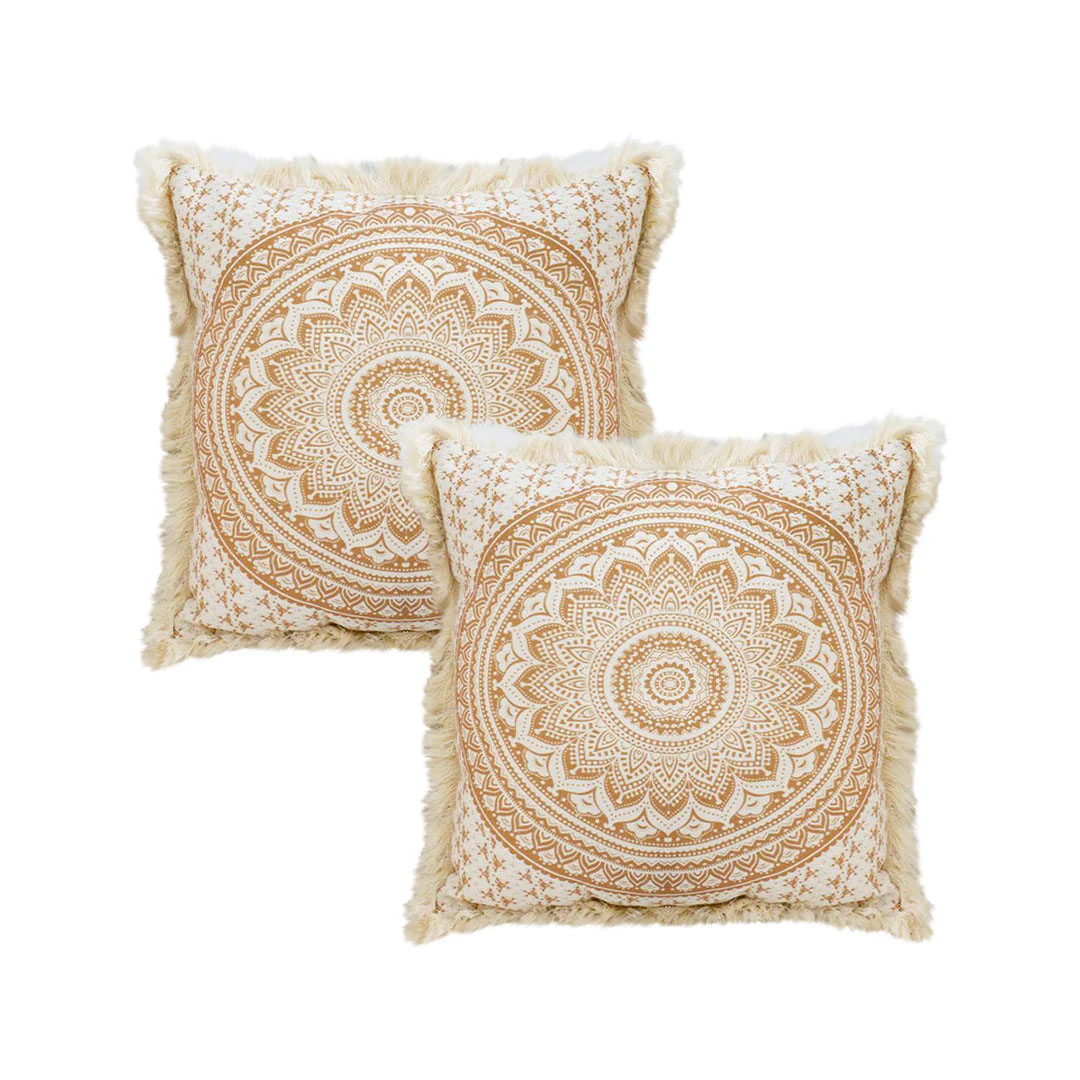 SOGA 2X 17.7 inches Mandala Elegance Decorative Pillowcases