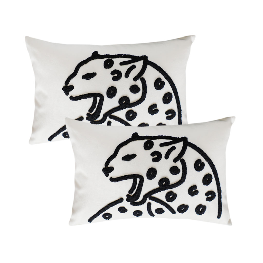 SOGA 2X 17.7 inches Playful Dalmatian Spots Decorative Pillowcases