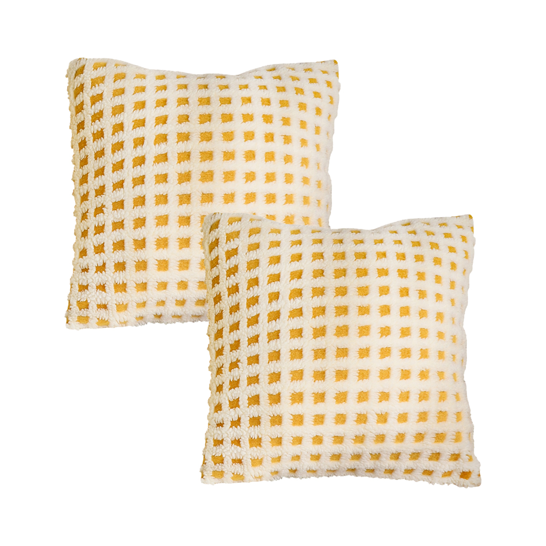 SOGA 2X 17.7 inches Sunshine Polka Dot Bliss Decorative Pillowcases