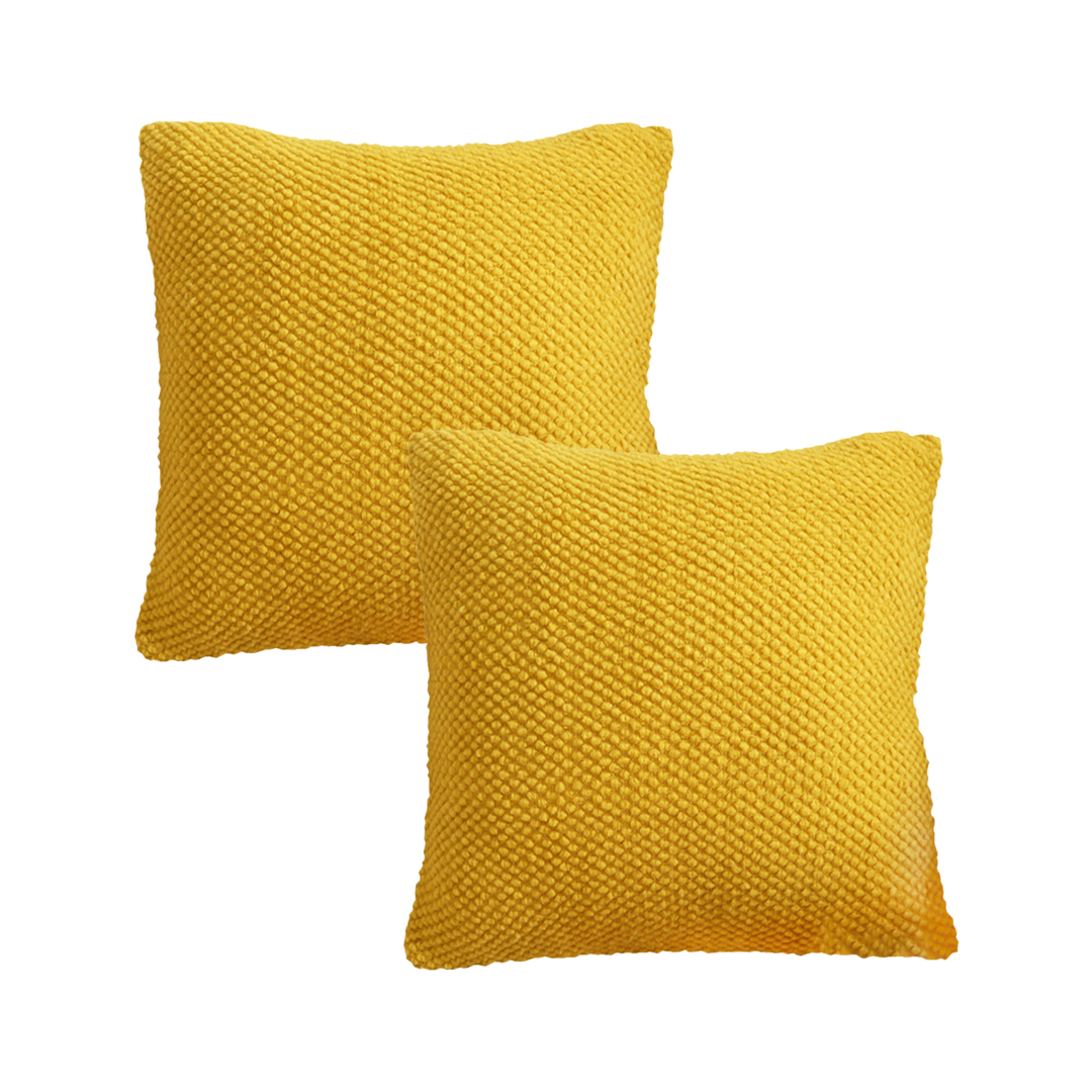 SOGA 2X 17.7 inches Textured Sunshine Decorative Pillowcases