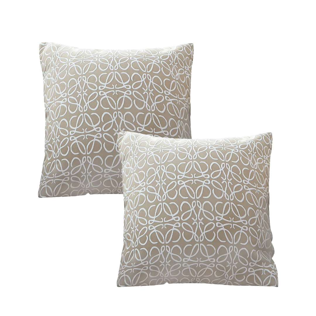 SOGA 2X 17.7 inches Classic Damask Elegance Decorative Pillowcases