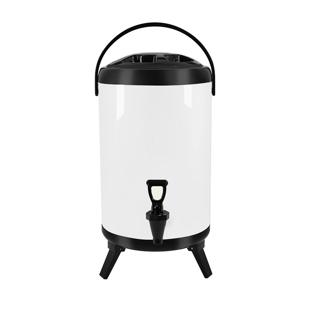 SOGA 2.64 Gallon Stainless Steel Milk Tea Barrel – Beverage Dispenser 