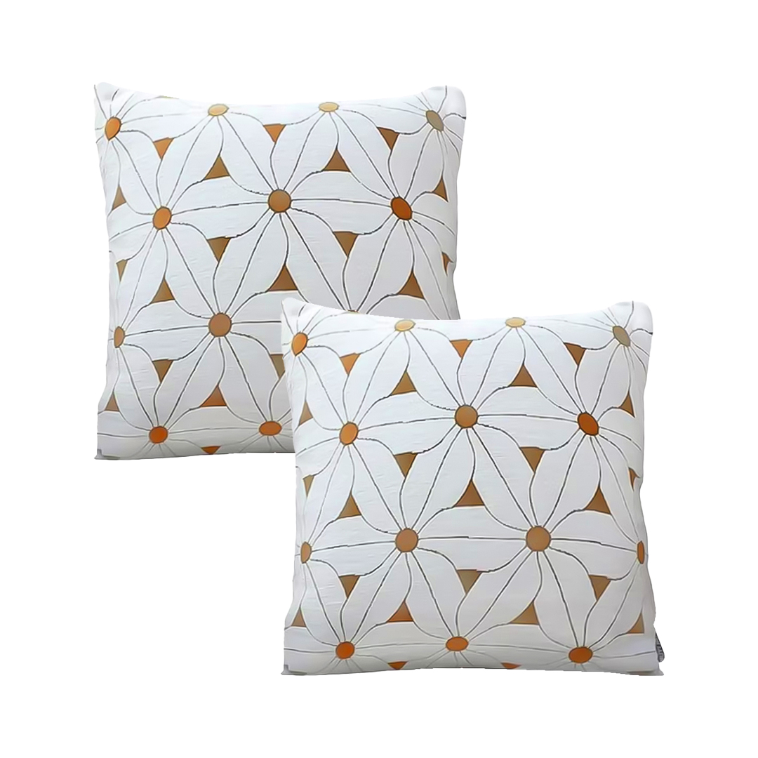 SOGA 2X 17.7 inches Modern Triangle Geometric Pillowcases
