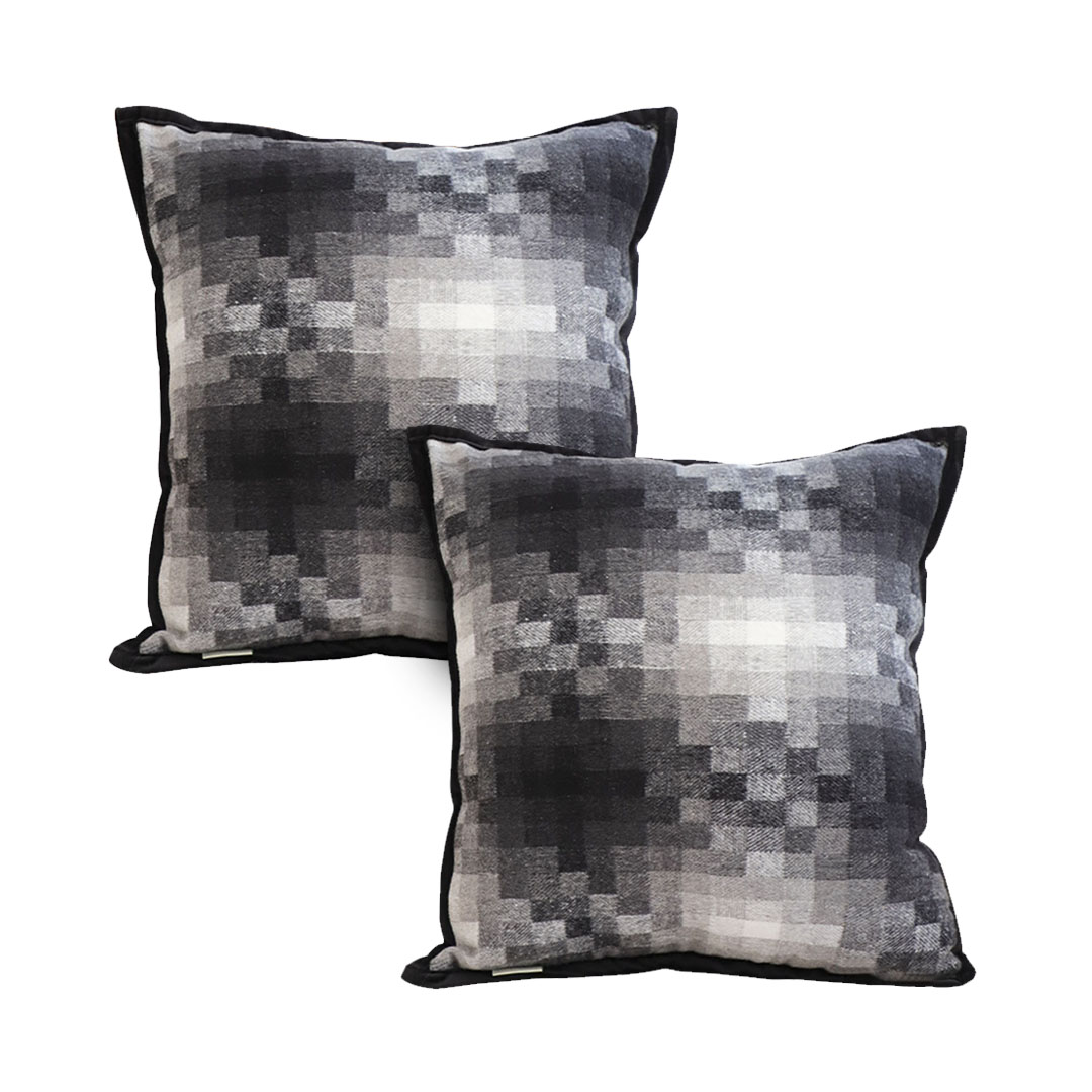 SOGA 2X 17.7 inches Pixelated Comfort Square Pillowcases