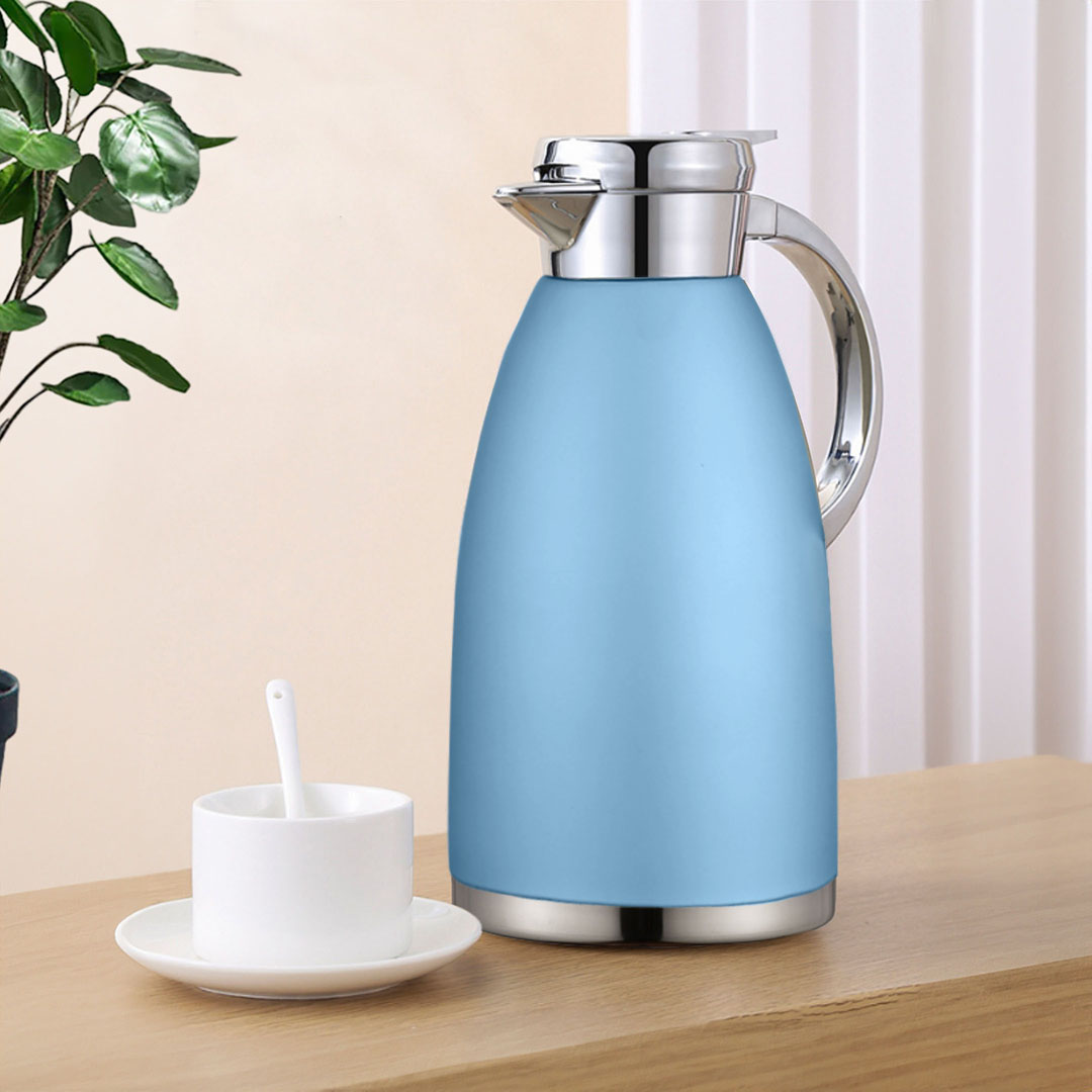 SOGA 0.48 Gal 3-Layer Stainless Steel Vacuum Flask Blue –Insulated Bottle