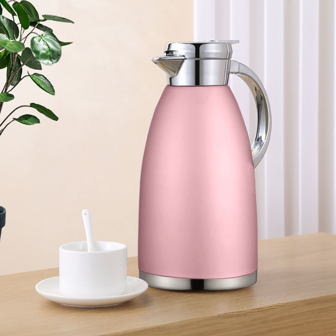 SOGA 0.48 Gal 3-Layer Stainless Steel Vacuum Flask Rose – Insulated Bottle