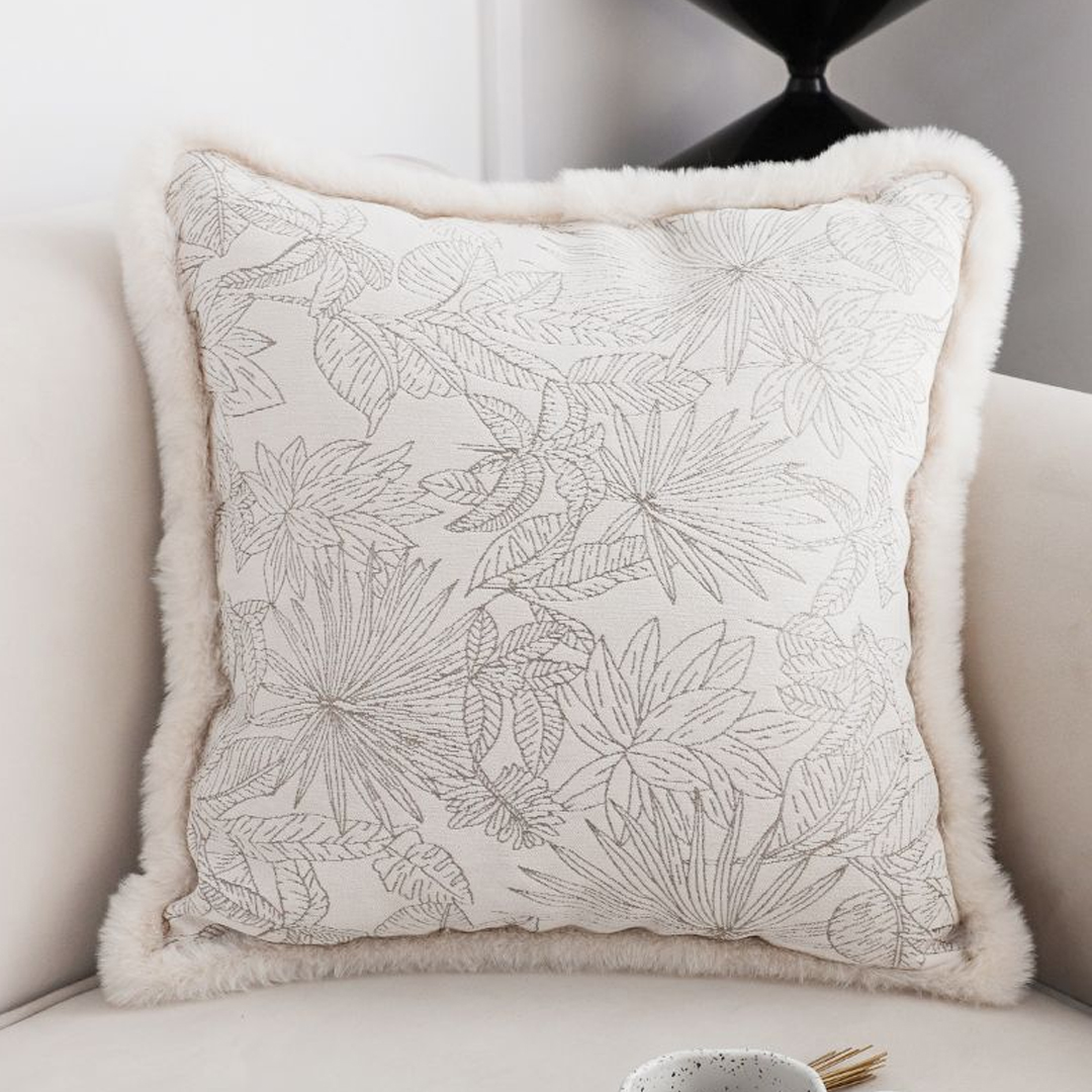 SOGA 45cm France Peony Floral Throw Pillow – Decorative Cushion for Sofa 