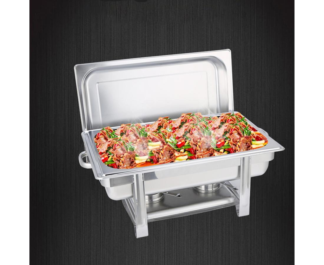 SOGA Stainless Steel Single Tray Chafing Dish –Buffet Food Warmer for Cater