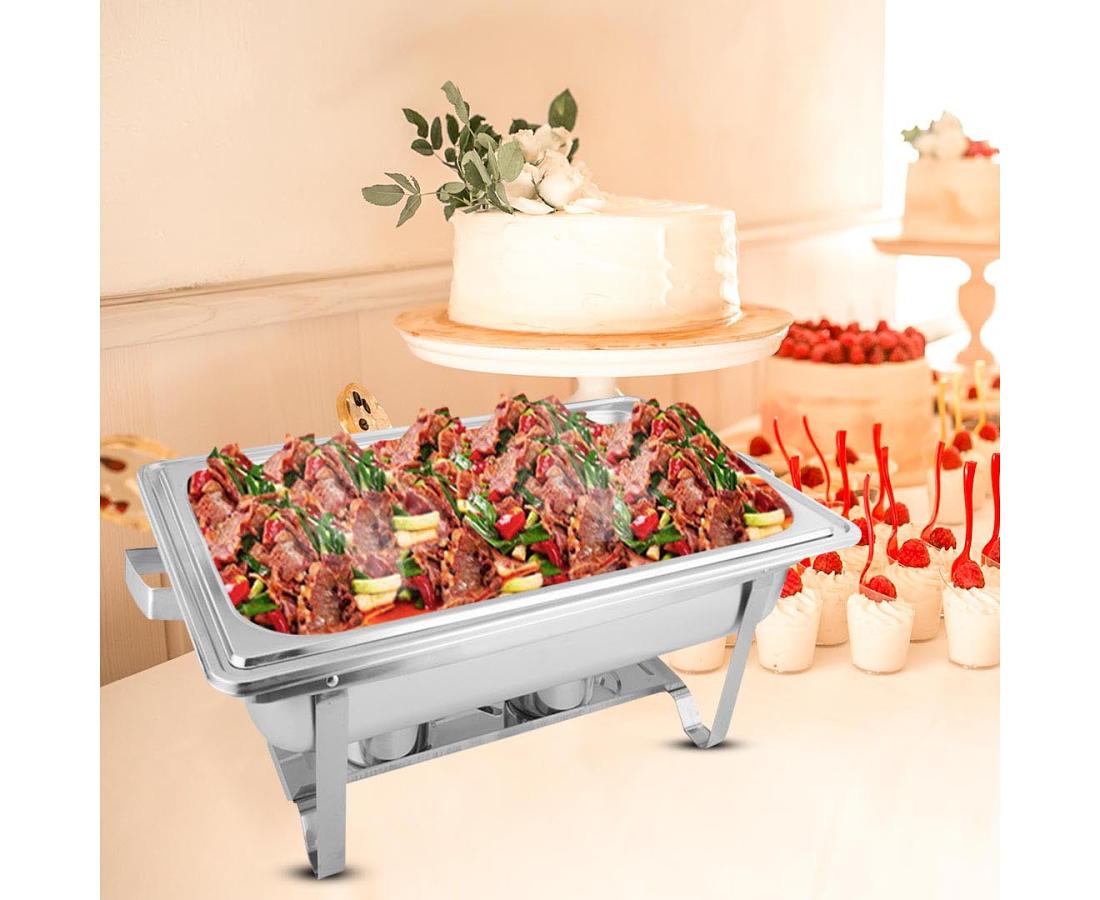 SOGA 9L Stainless Steel Chafing Dish – Buffet Food Warmer for Catering 