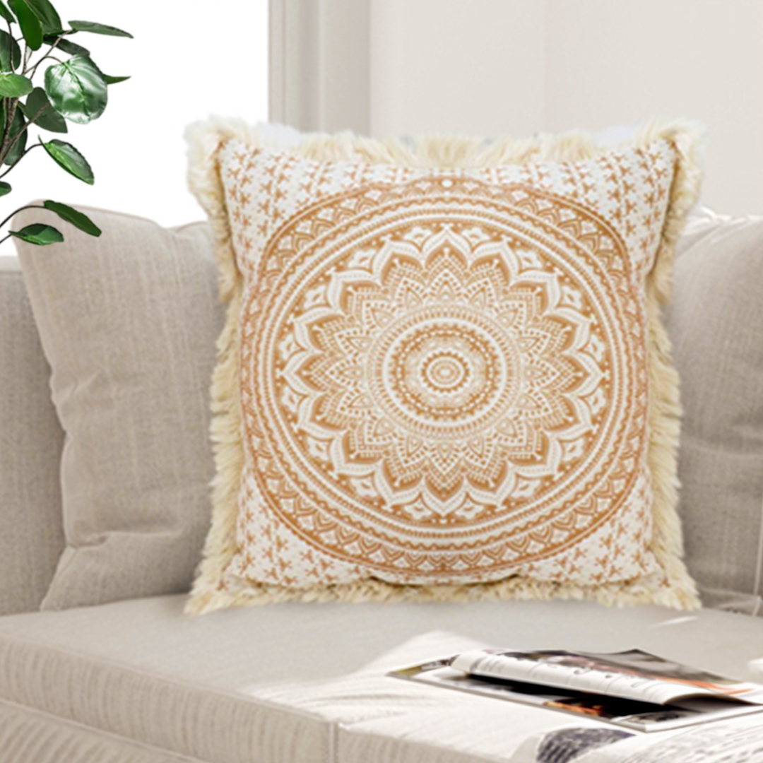 SOGA 50cm Cotton Throw Pillow Cover – Moon Decor Decorative Cushion Case
