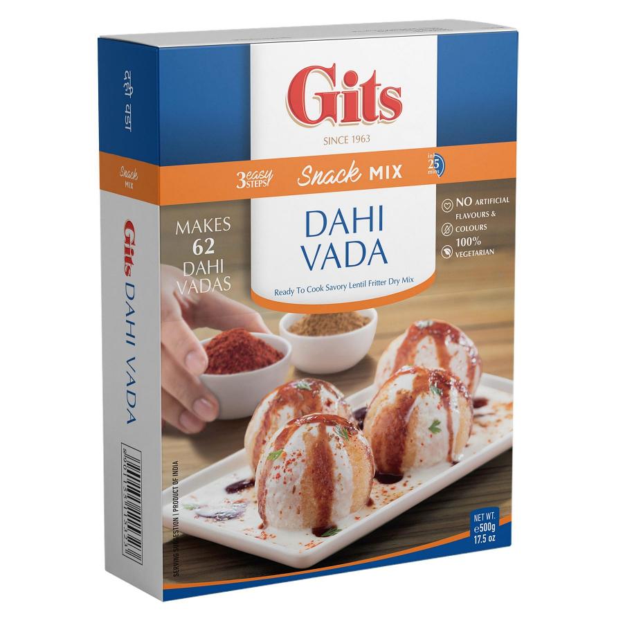 Wholesale Gits Dahi Vada (Snack Mix) - 17.5 Oz (500 Gm)  - 30 Pack (1 Case)