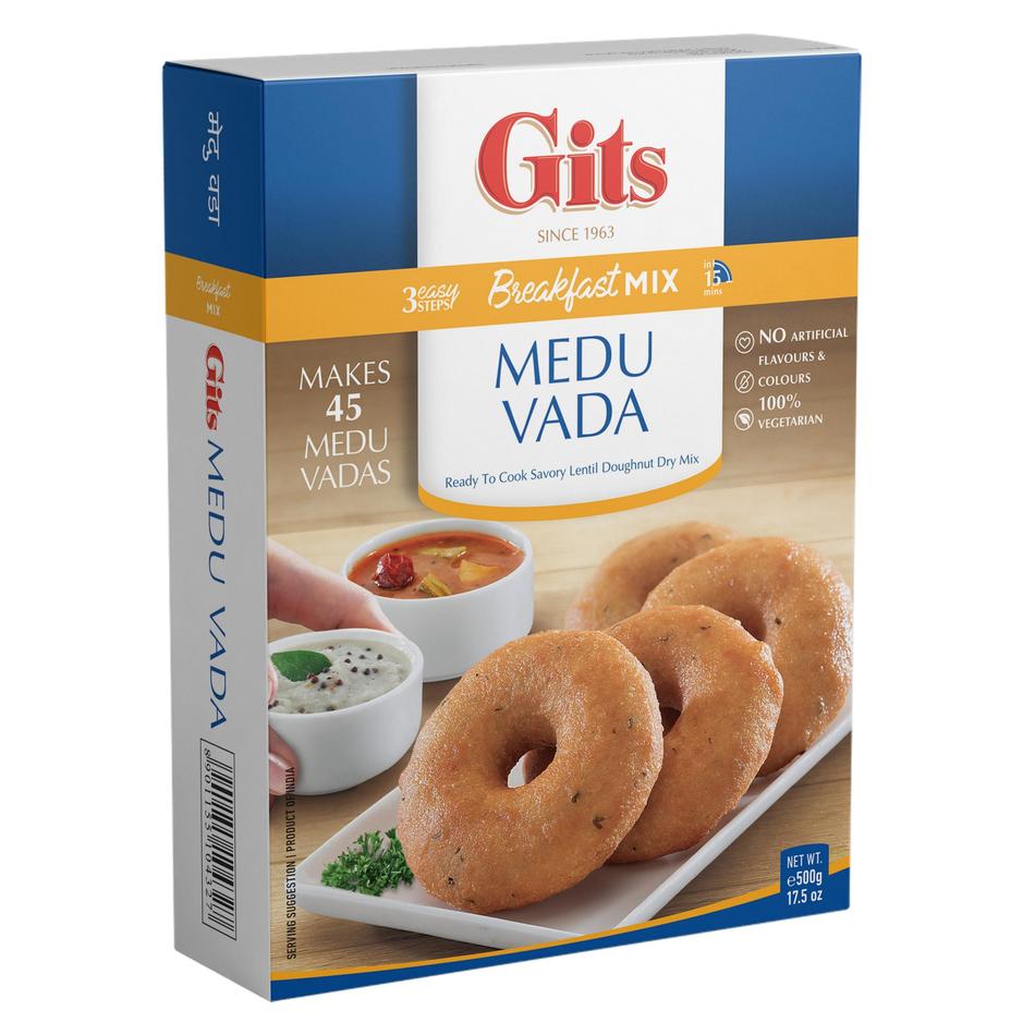 Wholesale Gits Medu Vada (Breakfast Mix) - 17.5 Oz (500 Gm) - 30 Pack (1 Case) Wholesale Gits Medu Vada (Breakfast Mix) - 17.5 Oz (500 Gm) - 30 Pack (1 Case)