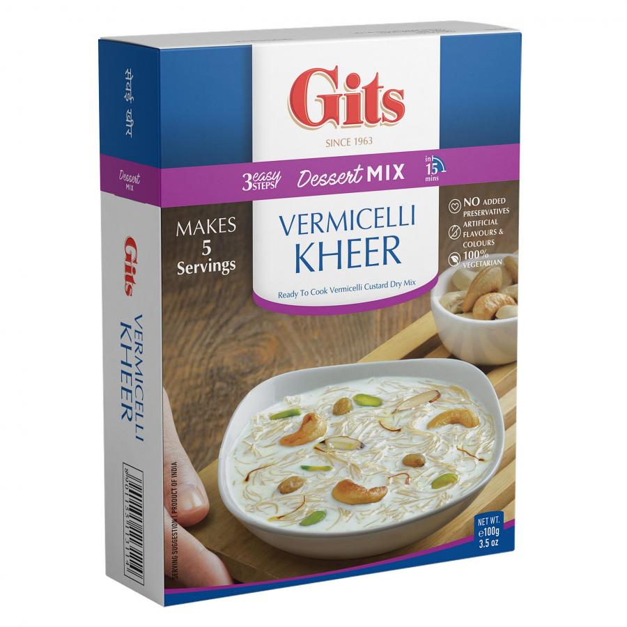 Gits Vermicelli Kheer (Dessert Mix) - 3.5 Oz (100 Gm) Gits Vermicelli Kheer (Dessert Mix) - 3.5 Oz (100 Gm)