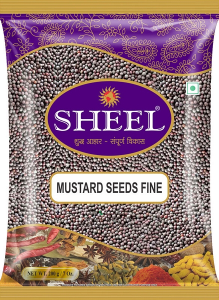 Sheel Mustard Seeds Fine - 7 Oz. / 200g