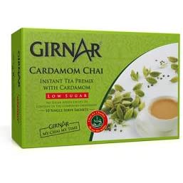 Girnar Instant Cardamom Chai Milk Tea Reduced Sugar - 120 Gm (4.2 Oz) Girnar Instant Cardamom Chai Milk Tea Reduced Sugar - 120 Gm (4.2 Oz)