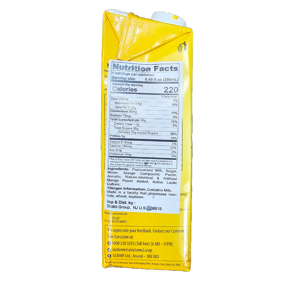 Amul Mango Lassi - 1L
