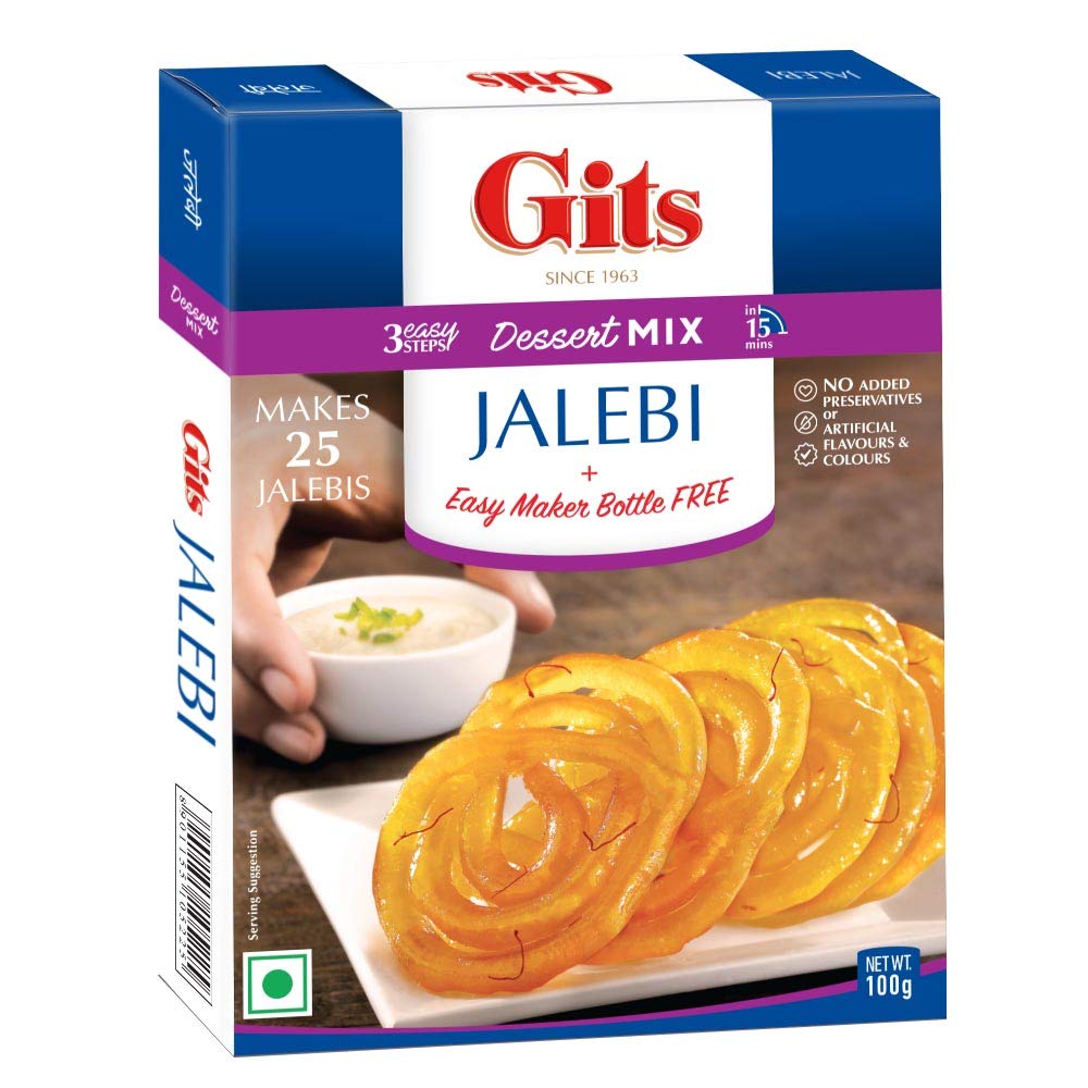 Gits Jalebi With Free Bottle 100 gms