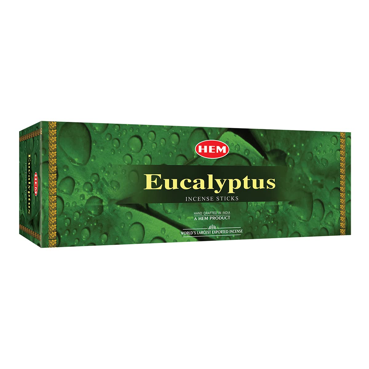 HEM Eucalyptus For Cleansing & Relaxing Incense Sticks - Pack of 6 (20 sticks each) HEM Eucalyptus For Cleansing & Relaxing Incense Sticks - Pack of 6 (20 sticks each)