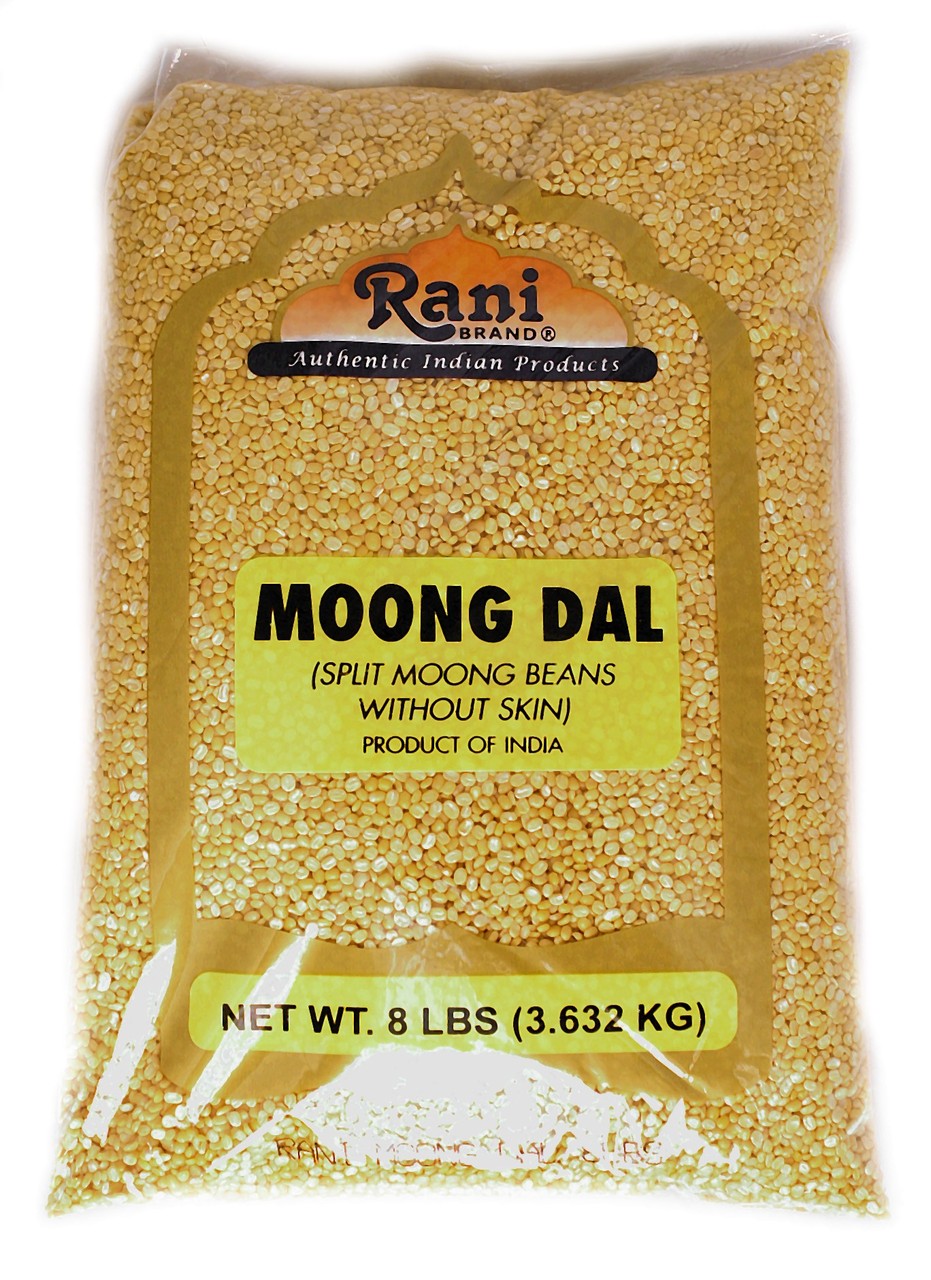 Rani Moong Dal (Split Mung Beans without skin) Lentils Indian 8lbs (128oz) Bulk ~ Natural | NON-GMO | Vegan Rani Moong Dal (Split Mung Beans without skin) Lentils Indian 8lbs (128oz) Bulk ~ Natural | NON-GMO | Vegan