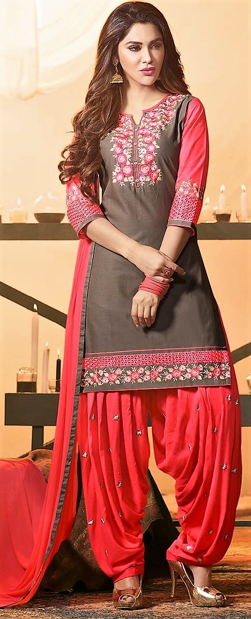 Red Churidar Salwar Kameez Red Churidar Combination Hot Sale