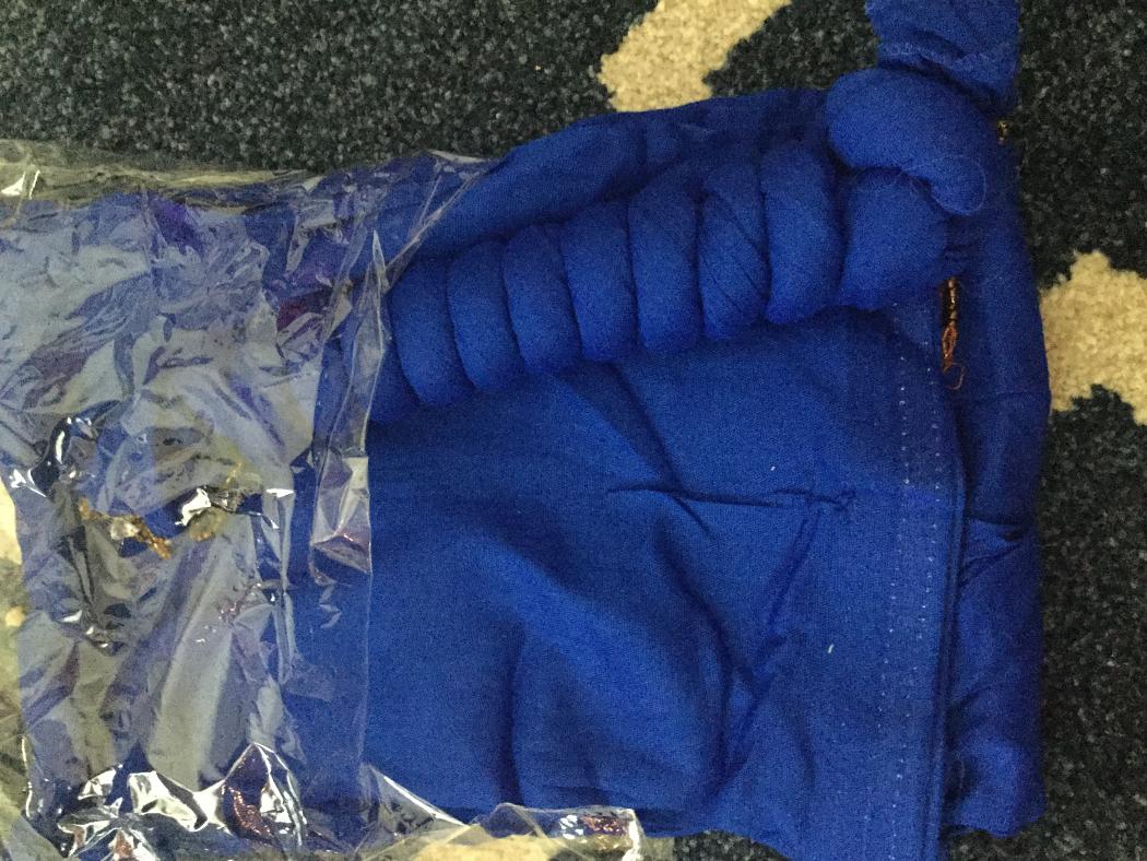 Semi Patiyala Pant w/ Crushed Dupatta - Blue